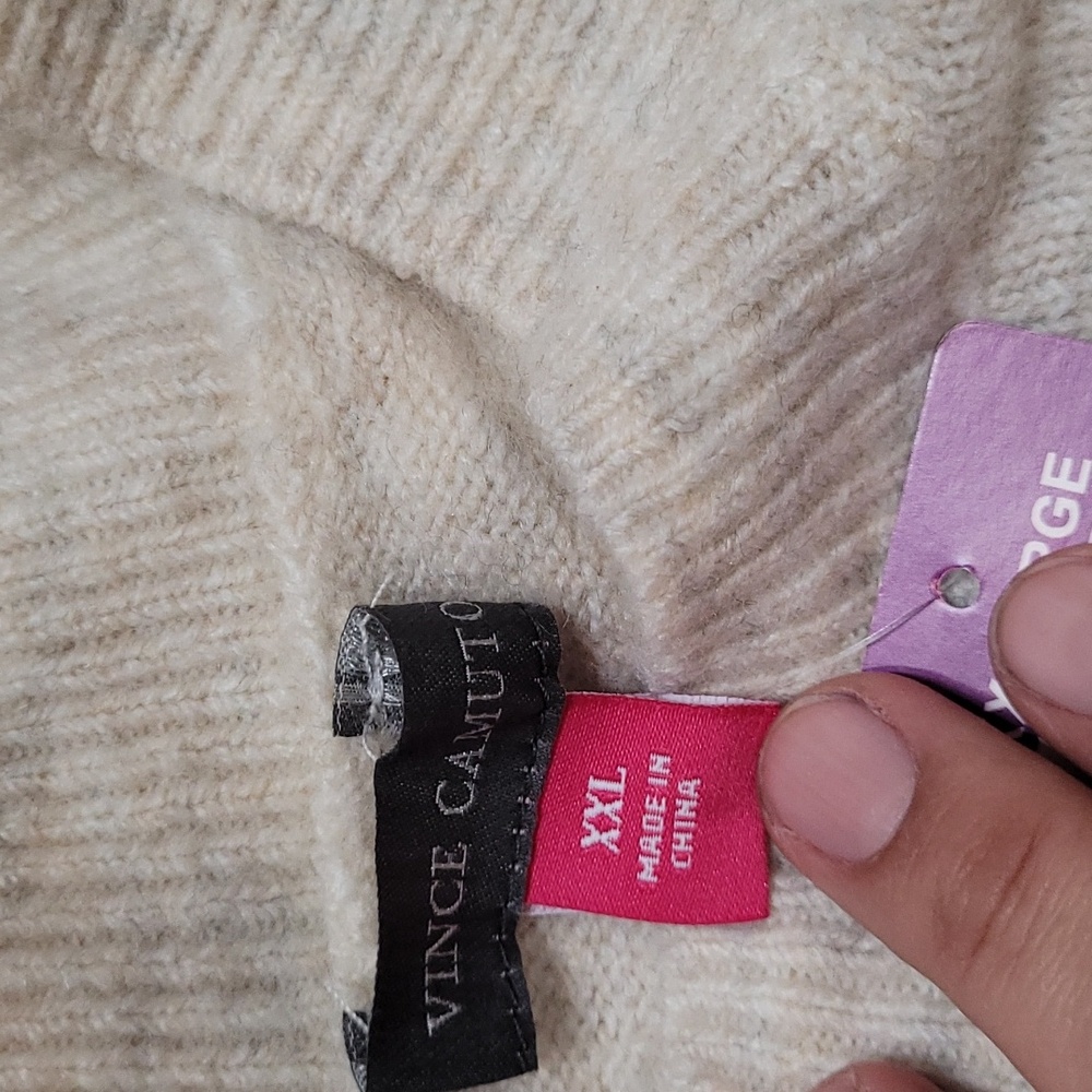 NWT XL Vince Camuto Good Witch  crew Neck sweater retail $79.00 - Picture 7 of 7